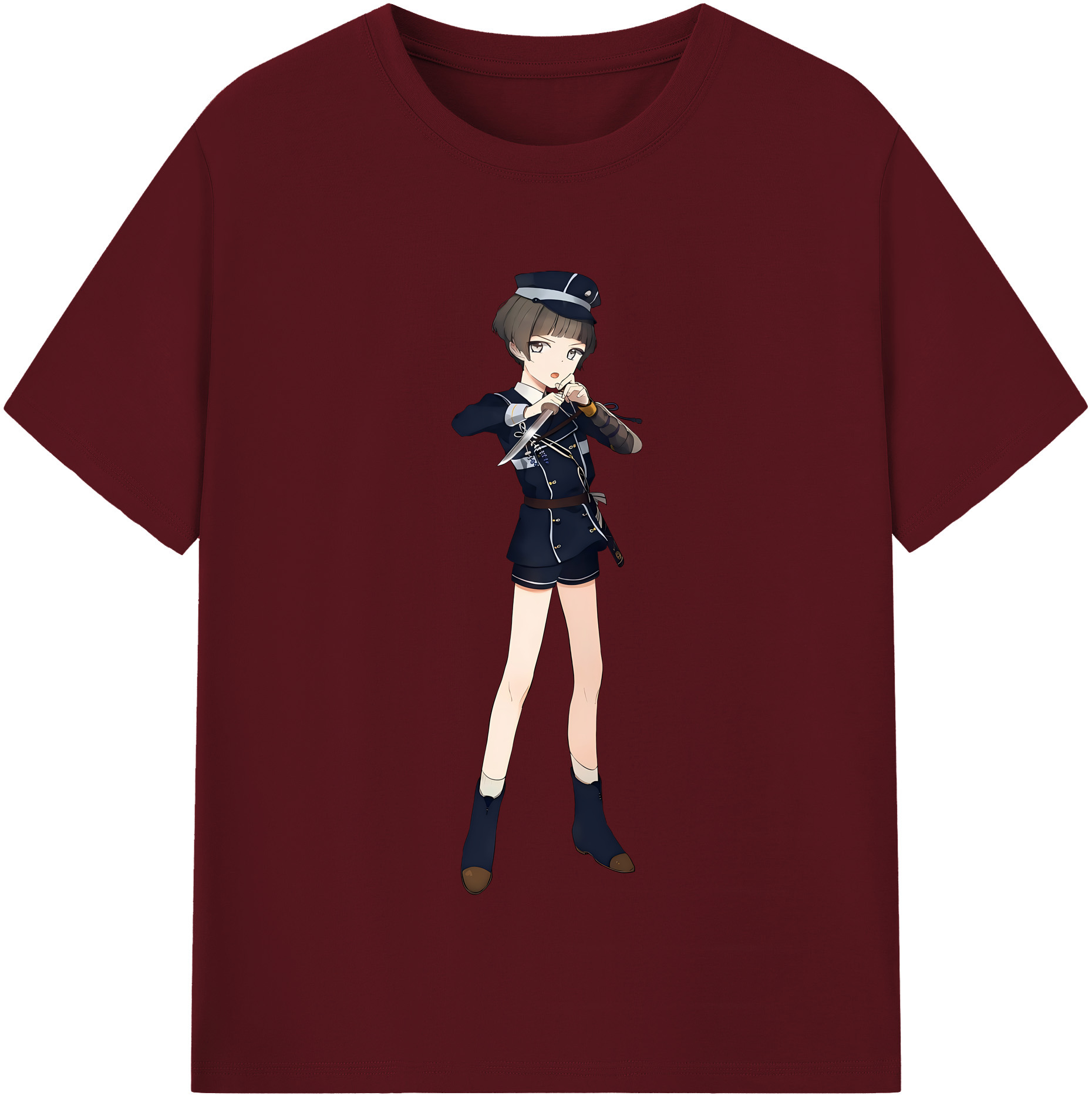 （画像用） 刀剣乱舞 Touken Ranbu 綿100％半袖Tシャツ（フロントプリント）
